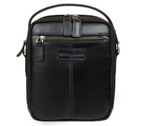 Мужская кожаная сумка Tony Bellucci черная 5153-101