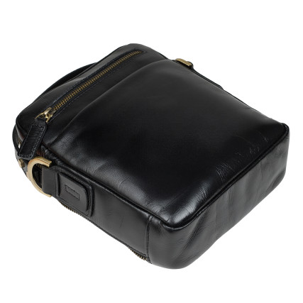 Мужская кожаная сумка Tony Bellucci черная 5153-101 – Фото 5