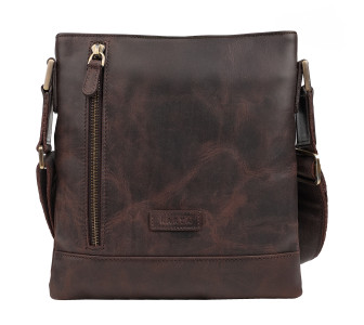 Мужская кожаная сумка через плечо Karya коричневая 0515-31 Мужская кожаная сумка через плечо Karya коричневая 0515-31