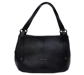 Кожаная женская черная сумка Desisan 7300-011