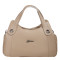 Кожаная женская сумка Desisan капучино 850-283  