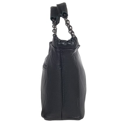 Кожаная женская сумка Mike Browen черная MB613black – Фото 4
