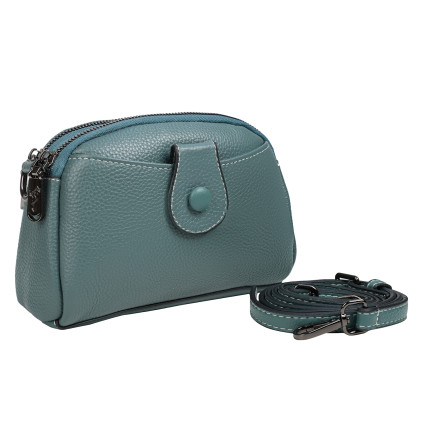 Кожаная женская сумка Mike Browen бирюзовый MB44491teal – Фото 2