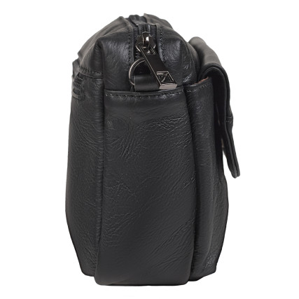 Кожаная женская сумка Mike Browen черная MB7796black – Фото 3