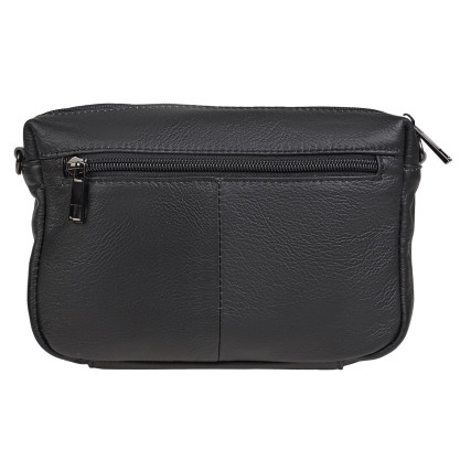 Кожаная женская сумка Mike Browen черная MB7796black – Фото 4