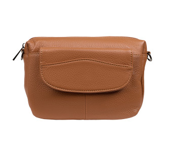 Кожаная женская сумка Mike Browen рыжая MB7796orange