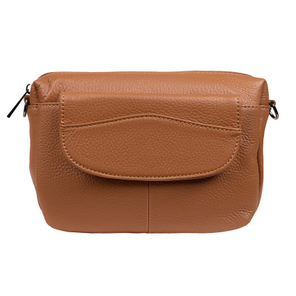 Кожаная женская сумка Mike Browen рыжая MB7796orange – Фото 1