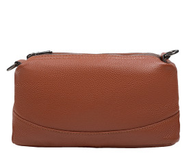 Кожаная женская сумка Mike Browen рыжая MB9072orange