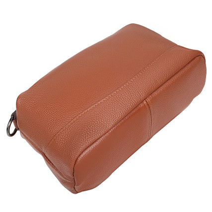 Кожаная женская сумка Mike Browen рыжая MB9072orange – Фото 5