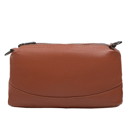 Кожаная женская сумка Mike Browen рыжая MB9072orange – Фото 1