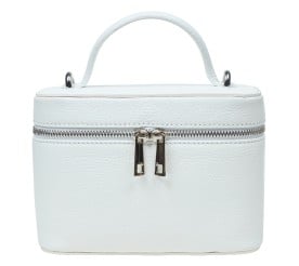 Кожаная женская сумка Virginia Conti белая VC04022white