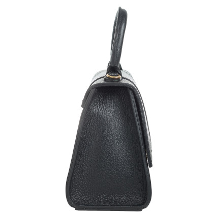 Кожаная женская сумка Virginia Conti черная VC03411black – Фото 3