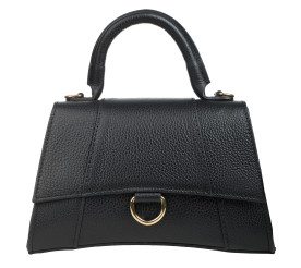 Кожаная женская сумка Virginia Conti черная VC03411black