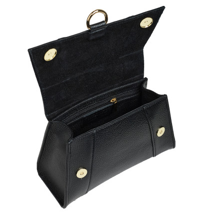 Кожаная женская сумка Virginia Conti черная VC03411black – Фото 6