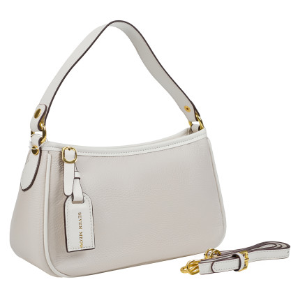 Кожаная женская сумка на плечо Mike Browen молочная MB0291milk – Фото 2