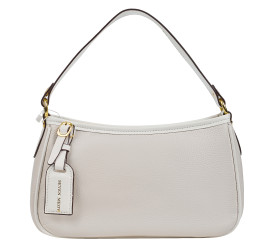 Кожаная женская сумка на плечо Mike Browen молочная MB0291milk