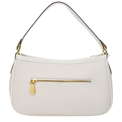 Кожаная женская сумка на плечо Mike Browen молочная MB0291milk – Фото 4