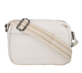 Кожаная женская сумка на плечо Mike Browen молочная MB1086milk