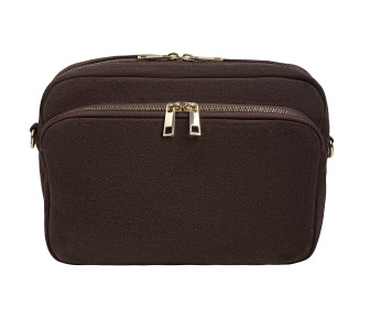 Замшевая женская сумка Virginia Conti шоколадная VC03832_Lchoco Замшевая женская сумка Virginia Conti шоколадная VC03832_Lchoco