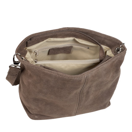 Замшевая женская сумка Virginia Conti тауп VC04151taupe – Фото 5