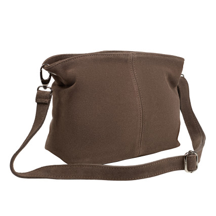 Замшевая женская сумка Virginia Conti тауп VC04151taupe – Фото 1