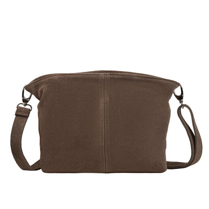 Замшевая женская сумка Virginia Conti тауп VC04151taupe – Фото 6