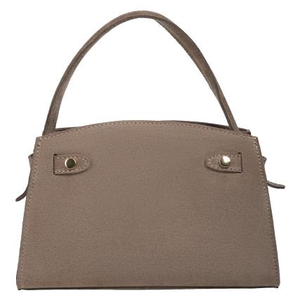 Замшевая женская сумка Virginia Conti темный тауп VC03737dtaupe
