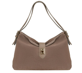 Замшевая женская сумка Virginia Conti темный тауп VC04034dtaupe Замшевая женская сумка Virginia Conti темный тауп VC04034dtaupe