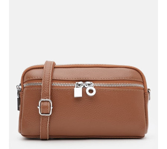 Женская кожаная сумка Borsa Leather рыжая K11668or-ginger Женская кожаная сумка Borsa Leather рыжая K11668or-ginger