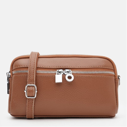 Женская кожаная сумка Borsa Leather рыжая K11668or-ginger – Фото 1