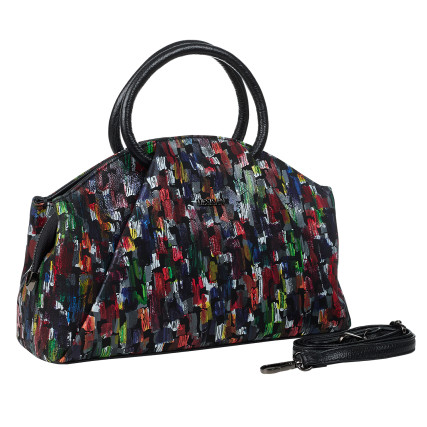 Женская кожаная сумка Desisan 6116-734 яркая – Фото 3