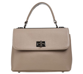 Женская кожаная сумка Desisan бежевая 2047-283