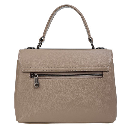 Женская кожаная сумка Desisan бежевая 2047-283 – Фото 4