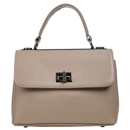 Женская кожаная сумка Desisan бежевая 2047-283 – Фото 1