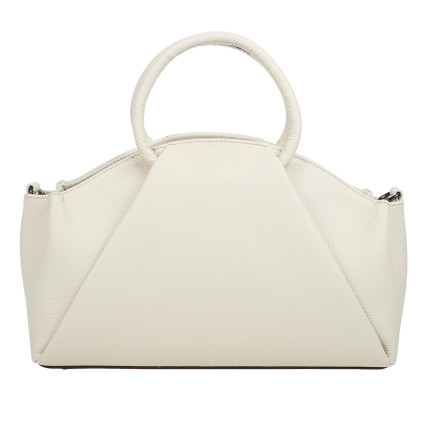 Женская кожаная сумка Desisan бежевая 6116-281 – Фото 3