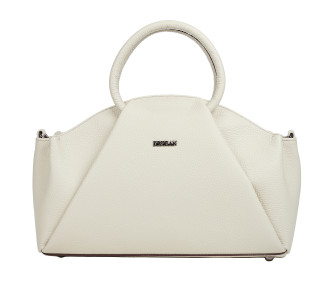 Женская кожаная сумка Desisan бежевая 6116-281