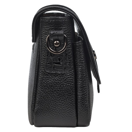 Женская кожаная сумка Desisan черная 2048-011 – Фото 3