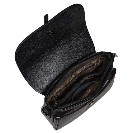 Женская кожаная сумка Desisan черная 2048-011 – Фото 6