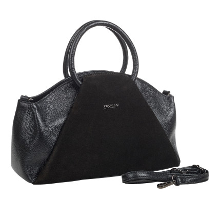 Женская кожаная сумка Desisan черная 6116-211 – Фото 2