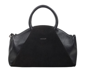 Женская кожаная сумка Desisan черная 6116-211