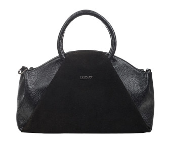 Женская кожаная сумка Desisan черная 6116-211
