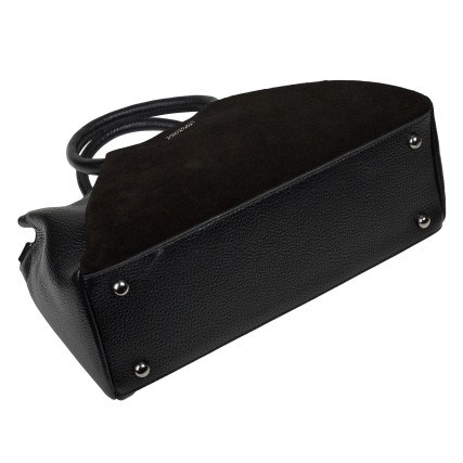 Женская кожаная сумка Desisan черная 6116-211 – Фото 5