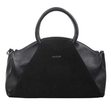 Женская кожаная сумка Desisan черная 6116-211 – Фото 1