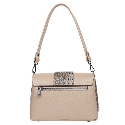 Женская кожаная сумка Desisan тауп 2050-283 – Фото 2