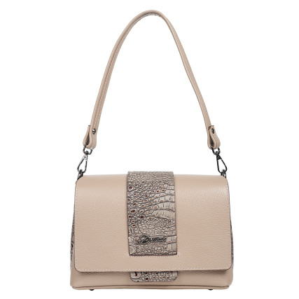 Женская кожаная сумка Desisan тауп 2050-283 – Фото 1