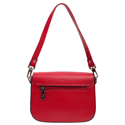 Женская кожаная сумка KARYA красная 5068-46 – Фото 3