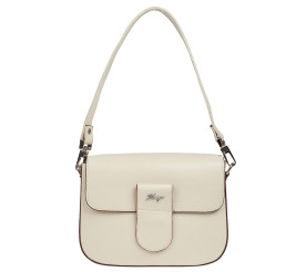 Женская кожаная сумка KARYA светло-бежевая 5068-013