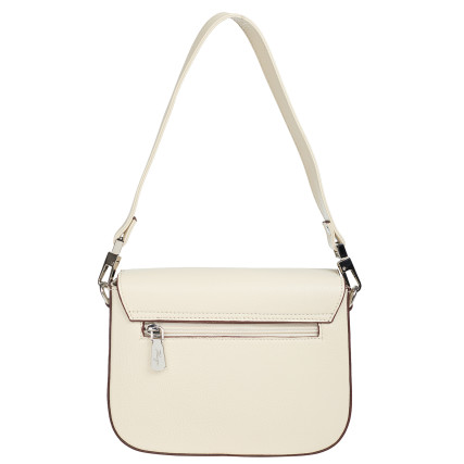 Женская кожаная сумка KARYA светло-бежевая 5068-013 – Фото 4