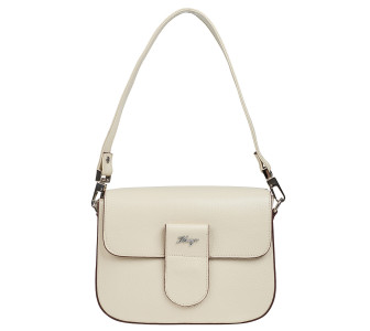 Женская кожаная сумка KARYA светло-бежевая 5068-013