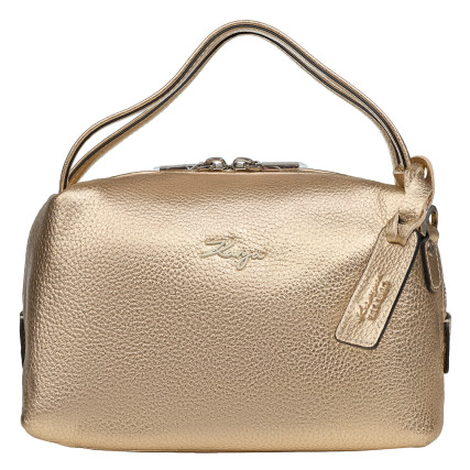 Женская кожаная сумка KARYA золотистая 2229-069 – Фото 1